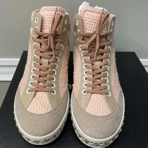 SoLD Chanel 2020 Cruise High Top Sneakers - Picture 3 of 5